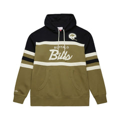 Buffalo Bills Vintage Logo Head Coach Hoodie - Olive Hoodies