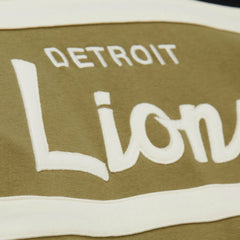 Detroit Lions Vintage Logo Head Coach Hoodie - Olive Hoodies