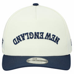 New England Patriots New Era Upside Down 9FIFTY A-Frame Snapback Hat - Cream Hats