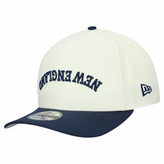 New England Patriots New Era Upside Down 9FIFTY A-Frame Snapback Hat - Cream Hats