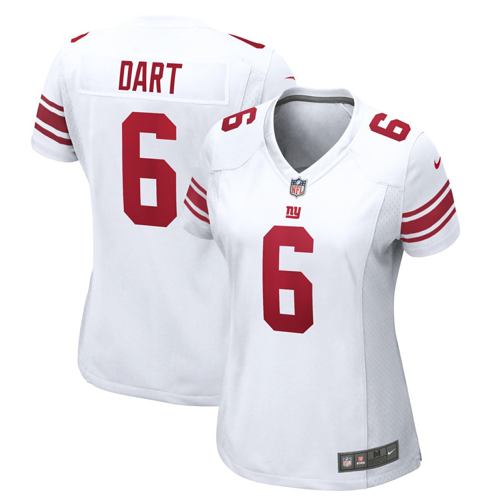 Jaxson Dart New York Giants Women's Game Jersey - White Jerseys
