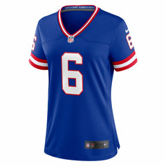Jaxson Dart New York Giants Women's Alternate 2 Classic Game Jersey - Royal Jerseys