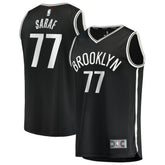 Ben Saraf Brooklyn Nets Youth Fast Break Replica Jersey Black Icon Edition - Fanatics