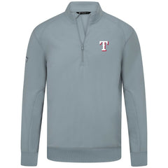 Texas Rangers Levelwear Upright Insignia Tri-Blend Quarter-Zip Pullover - Gray Pullover