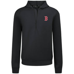 Boston Red Sox Levelwear Technic Insignia Quarter-Zip Hoodie - Black Hoodies
