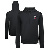 Texas Rangers Levelwear Technic Insignia Quarter-Zip Hoodie - Black Hoodies