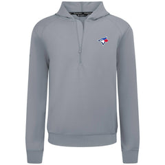 Toronto Blue Jays Levelwear Technic Insignia Quarter-Zip Hoodie - Gray Hoodies