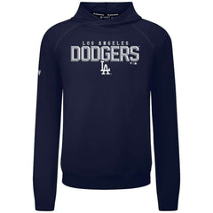 Los Angeles Dodgers Levelwear Mandate Carve Tri-Blend Hoodie - Navy Hoodies
