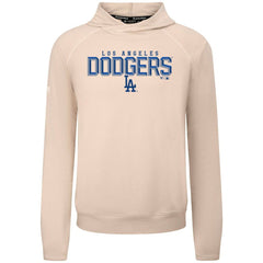 Los Angeles Dodgers Levelwear Mandate Carve Tri-Blend Hoodie - Khaki Hoodies
