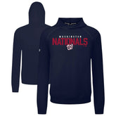Washington Nationals Levelwear Mandate Carve Tri-Blend Hoodie - Navy Hoodies