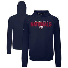 Washington Nationals Levelwear Mandate Carve Tri-Blend Hoodie - Navy Hoodies