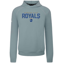 Kansas City Royals Levelwear Mandate Carve Tri-Blend Hoodie - Gray Hoodies