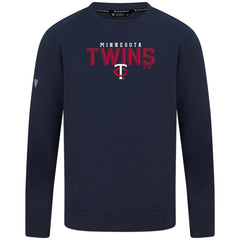 Minnesota Twins Levelwear Mandate Carve Tri-Blend Sweatshirt - Navy Sweatshirts