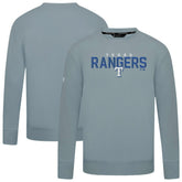 Texas Rangers Levelwear Mandate Carve Tri-Blend Sweatshirt - Gray Sweatshirts