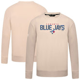 Toronto Blue Jays Levelwear Mandate Carve Tri-Blend Sweatshirt - Khaki Sweatshirts