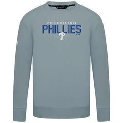 Philadelphia Phillies Levelwear Mandate Carve Tri-Blend Sweatshirt - Gray Sweatshirts