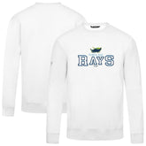 Tampa Bay Rays Levelwear Zane Journey Sweatshirt - White Sweatshirts