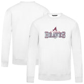 Atlanta Braves Levelwear Zane Journey Sweatshirt - White Sweatshirts