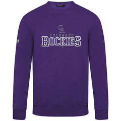 Colorado Rockies Levelwear Zane Journey Sweatshirt - Purple Sweatshirts