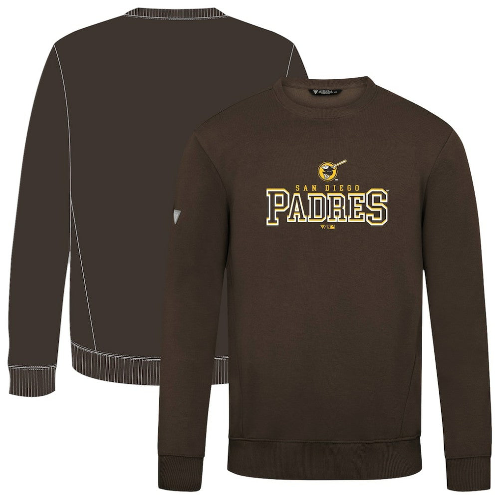 San Diego Padres Levelwear Zane Journey Sweatshirt - Brown Sweatshirts