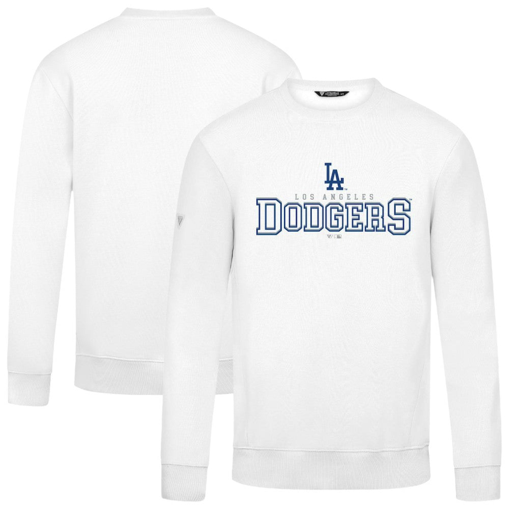 Los Angeles Dodgers Levelwear Zane Journey Sweatshirt - White Sweatshirts