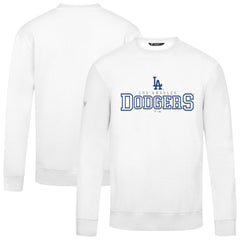 Los Angeles Dodgers Levelwear Zane Journey Sweatshirt - White Sweatshirts
