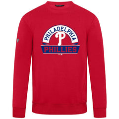 Philadelphia Phillies Levelwear Zane Banner Arch Sweatshirt - Red Sweatshirts