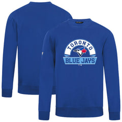 Toronto Blue Jays Levelwear Zane Banner Arch Sweatshirt - Royal Sweatshirts
