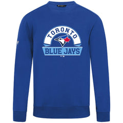 Toronto Blue Jays Levelwear Zane Banner Arch Sweatshirt - Royal Sweatshirts