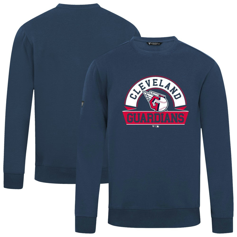 Cleveland Guardians Levelwear Zane Banner Arch Sweatshirt - Navy Sweatshirts