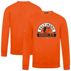 Baltimore Orioles Levelwear Zane Banner Arch Sweatshirt - Orange Sweatshirts