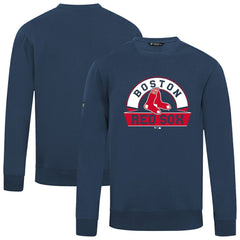 Boston Red Sox Levelwear Zane Banner Arch Sweatshirt - Navy Sweatshirts