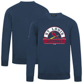 St. Louis Cardinals Levelwear Zane Banner Arch Sweatshirt - Navy Sweatshirts