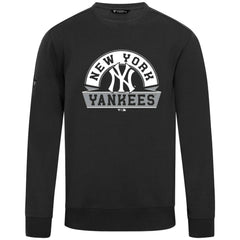 New York Yankees Levelwear Zane Banner Arch Sweatshirt - Black Sweatshirts