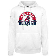 Atlanta Braves Levelwear Podium Banner Arch Hoodie - White Hoodies