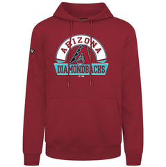 Arizona Diamondbacks Levelwear Podium Banner Arch Hoodie - Red Hoodies