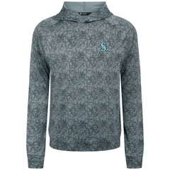 Seattle Mariners Levelwear Albatross Raglan Hoodie - Gray Hoodies