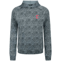 Cleveland Guardians Levelwear Albatross Raglan Hoodie - Gray Hoodies