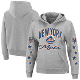 New York Mets '47 Women's Plus Size Starry Eye Hoodie - Heather Gray Hoodies