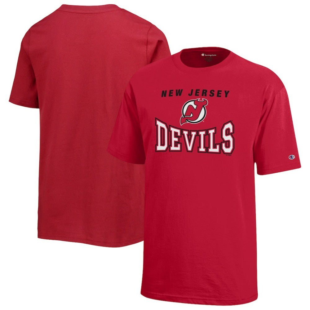 New Jersey Devils Champion Youth Graphic T-Shirt - Red | US 203391347