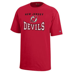 New Jersey Devils Champion Youth Graphic T-Shirt - Red | US 203391347