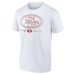 Brock Purdy San Francisco 49ers Outline Player T-Shirt - White T-shirts