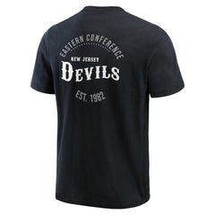New Jersey Devils Darius Rucker Collection by Fanatics Fanatics Fest Washed Henley T-Shirt - Black | US 203392661