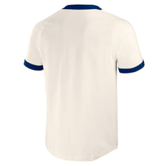 New York Rangers Darius Rucker Collection by Fanatics Fanatics Fest Henley Raglan T-Shirt - Cream | US 203392663