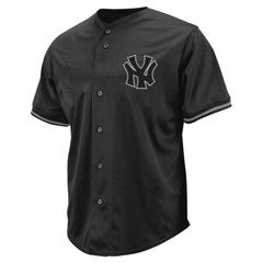 New York Yankees Profile Big & Tall Pop Fashion Jersey - Black Jerseys
