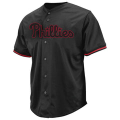 Philadelphia Phillies Profile Big & Tall Pop Fashion Jersey - Black Jerseys