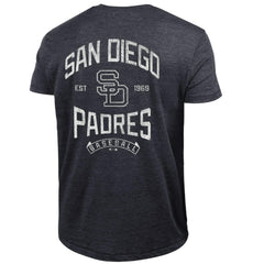 San Diego Padres Champion Vintage 3-Hit Tri-Blend T-Shirt - Black T-shirts