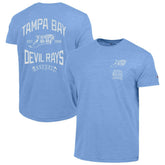 Tampa Bay Rays Champion Vintage 3-Hit Tri-Blend T-Shirt - Light Blue T-shirts
