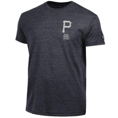 Pittsburgh Pirates Champion Vintage 3-Hit Tri-Blend T-Shirt - Black T-shirts
