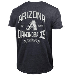Arizona Diamondbacks Champion Vintage 3-Hit Tri-Blend T-Shirt - Black T-shirts